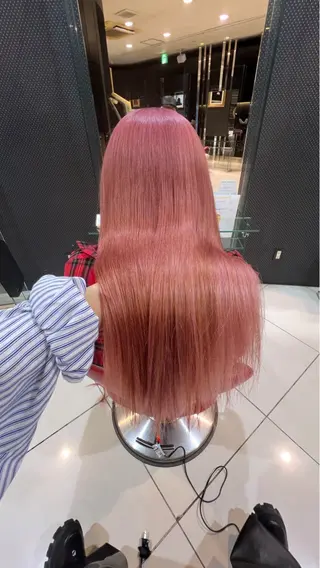 ロング カラー EARTH 三重県 四日市店所属・髪質改善/ ハイトーン/坂本拓のヘアスタイル