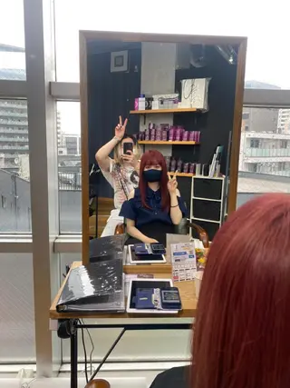 ロング カラー カットカラー特化 ⭐️代表⭐️のヘアスタイル