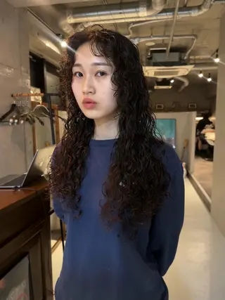 ロング パーマ 斎藤祐樹 /レイヤー/パーマのヘアスタイル