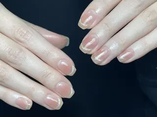 ネイル ki🍒🍒 ki ツルツルネイルのネイルデザイン