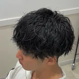 ショート パーマ メンズ クセを最大限に活かす メンズパーマ奈良大祐のヘアスタイル