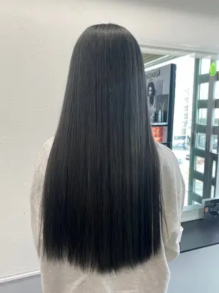 ロング カラー🌈/カット /栄/misa👻のヘアスタイル