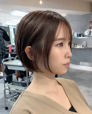 ショート カラー vain　渋谷【ヴェイン シブヤ】所属・Rio / 縮毛矯正🍒のヘアスタイル