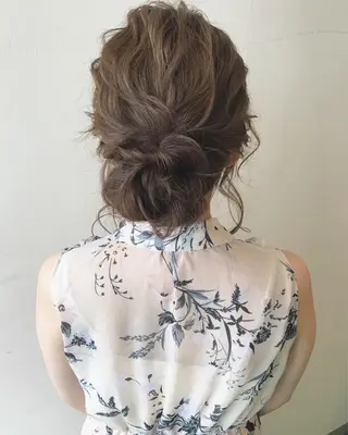 ミディアム ヘアアレンジ ⭐️ アユミ⭐️のヘアスタイル