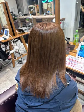 カラー ハイトーン/暖色/ ブリーチ/せいかのヘアスタイル
