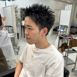 ショート パーマ メンズ メンズ特化✂️ 小枝 優生のヘアスタイル