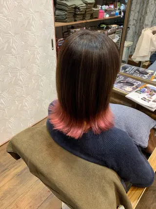 ミディアム カラー Lamie所属・大人女子&髪改善専門 Nobuフリーランスのヘアスタイル