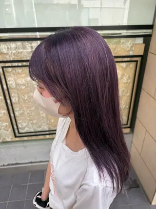 ロング 透明感カラー🫧/ ブリーチ🇰🇷れいのヘアスタイル