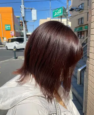 カラー luck みうのヘアスタイル