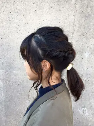 ミディアム ヘアアレンジ ツヤ美髪💐 髪質改善/高山愛来のヘアスタイル