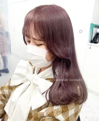 カラー RIKO👼🏻💓 韓国ガーリーのヘアスタイル