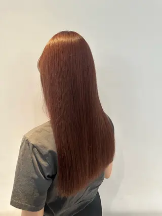 ロング Mio｜ぱつっとボブ ｜髪質改善ストレートのヘアスタイル