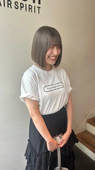 ショート カラー ASCH八事店所属・ushimaru sakiのヘアスタイル