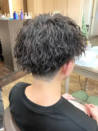 ショート パーマ メンズ メンズパーマ🌀/ 中村郁未のヘアスタイル
