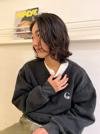 パーマ Kakui Yuikaのヘアスタイル