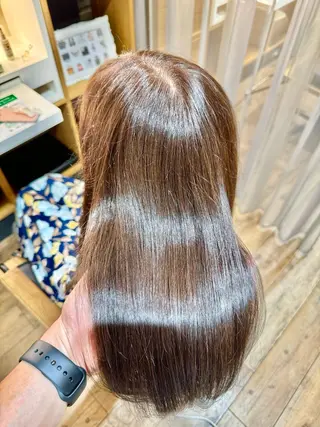 セミロング 南 怜奈のヘアスタイル