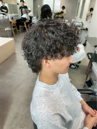 パーマ メンズ fifth天神メンズ パーマ特化/内山遥斗のヘアスタイル