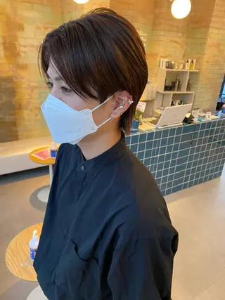 ショート カラー メンズ YUNA ユウナのヘアスタイル