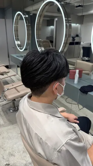 メンズ せな立川レディース メンズカットモデルのヘアスタイル