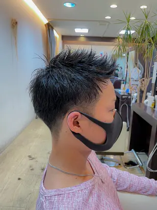 ショート メンズ メンズパーマ 赤司 泰樹のヘアスタイル