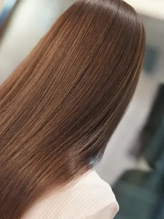 ロング 柳下 涼のヘアスタイル