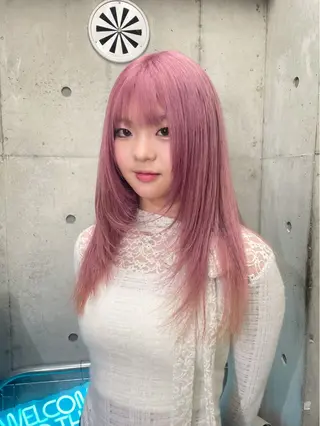 ロング ⛓️ブリーチ・ウルフ 特化⛓️MAKIのヘアスタイル