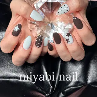 ネイル miyabi nail 桂川駅近くのネイルデザイン