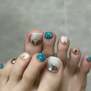 ネイル Protea きぬがわ らむのネイルデザイン