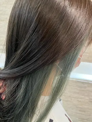ロング カラー 韓国/インナーカラー 🍑YUI🍑のヘアスタイル