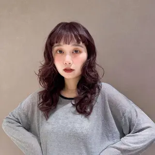 ミディアム パーマ Aya/パーマ /表参道のヘアスタイル