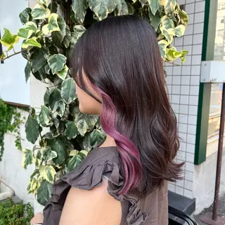 ミディアム HAIR & MAKE orange所属・mary'sメリー /ニュアンスカラーのヘアスタイル