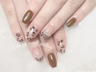 ネイル Gloss nail ジェル&長さだし専門のネイルデザイン