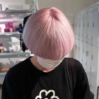 ショート カラー 💫miyu💫デザ インカラー/アレンジのヘアスタイル