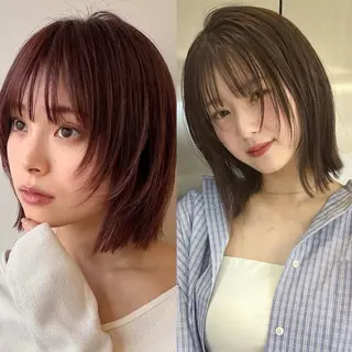 ショート レイヤー・美髪カラー 北野天夕のヘアスタイル