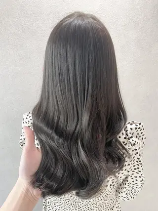セミロング カラー ヘアアレンジ *透明感 髪質改善* ✂️佐藤 敬人✂️のヘアスタイル
