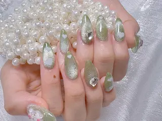 ネイル 🎀彩羽チップ 長さだし専門🎀のネイルデザイン