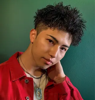 ショート パーマ メンズ PRO SHOP WAVE Ⅱ所属・メンズパーマ 渡邉裕人のヘアスタイル