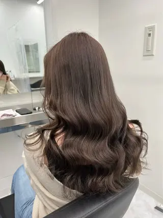ロング カラー 🧸韓国風艶髪/ 透明感抜群カラー🧸のヘアスタイル