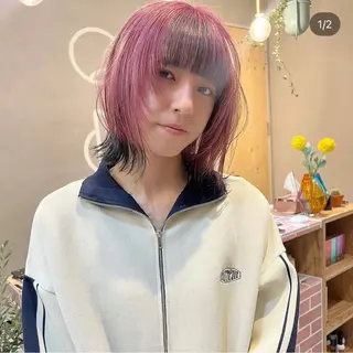 ミディアム カラー cope'u  emu所属・cope'u moneのヘアスタイル