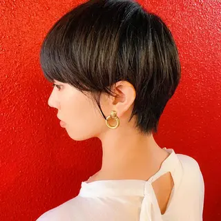 ショート カラー CODE.LINE所属・中川 竜誠のヘアスタイル