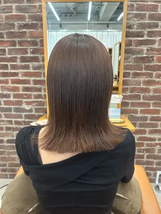 ミディアム 山野愛子美容室銀座店所属・🌼髪質改善/透明感 艶髪タケドミのヘアスタイル