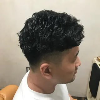 パーマ メンズ メンズ特化/パーマ/ フェードWATARUのヘアスタイル