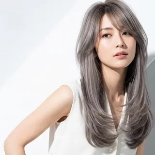 ロング カラー Halo/長居美容室 ショート/ROKIのヘアスタイル
