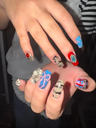 ネイル MITSUKI🪡 海外/個性派/ロングのネイルデザイン
