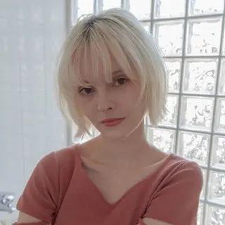 ミディアム カラー ハイトーン/ボブ/ ハイライト🌱ᩚ涼介のヘアスタイル