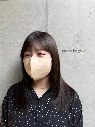 セミロング FUJIIKANON /ケア‪透明感カラーのヘアスタイル