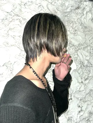 メンズ デザインカラー⭐︎★ 🐆hyoma🐆のヘアスタイル