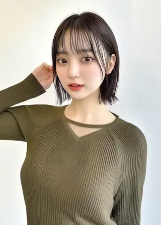 ミディアム VLOW nex the salon所属・韓国風/髪質改善/ ナガヤアキラのヘアスタイル