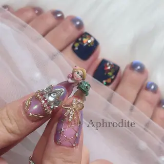 ネイル Aphrodite パラジェル認定サロンのネイルデザイン