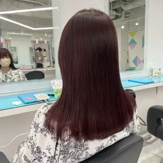 カラー 🍒暖色カラー/ 顔周り/FUKA🍒のヘアスタイル